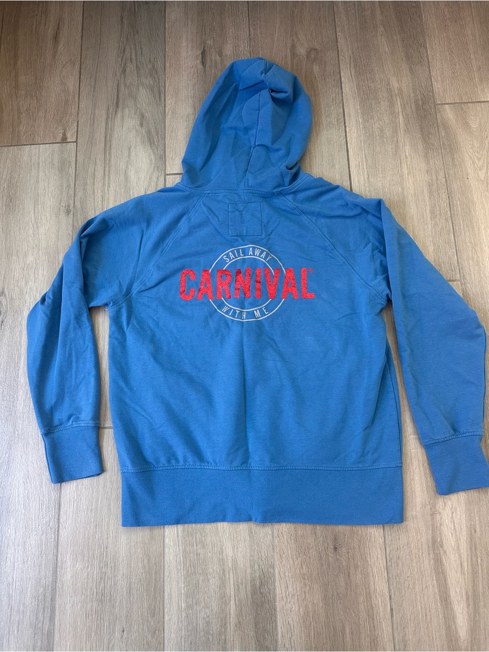 Carnival Blue Logo Hoodie - Women's Pullover Sweatshirt
